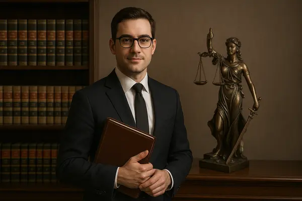 a male lawyer holding a book while posing for the camera from EZ Lemon Law Lawyer in Fort Worth, TX - Lemon Law for Chevrolet a male lawyer holding a book while posing for the camera from EZ Lemon Law Lawyer in Fort Worth, TX - Lemon Law for Chevrolet
