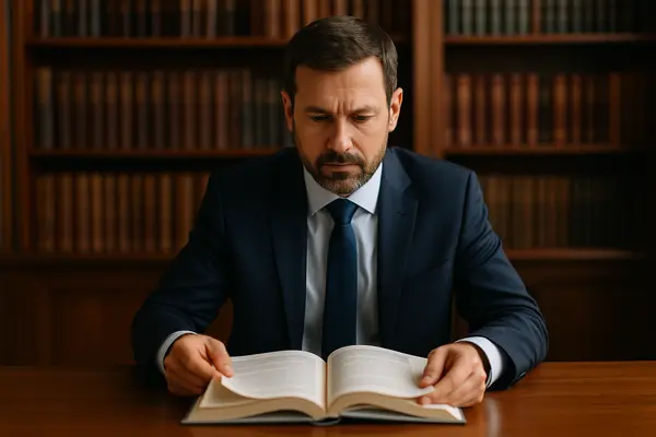 a male lawyer reading a legal book from EZ Lemon Law Lawyer in Weatherford, TX - Weatherford TX a male lawyer reading a legal book from EZ Lemon Law Lawyer in Weatherford, TX - Weatherford TX
